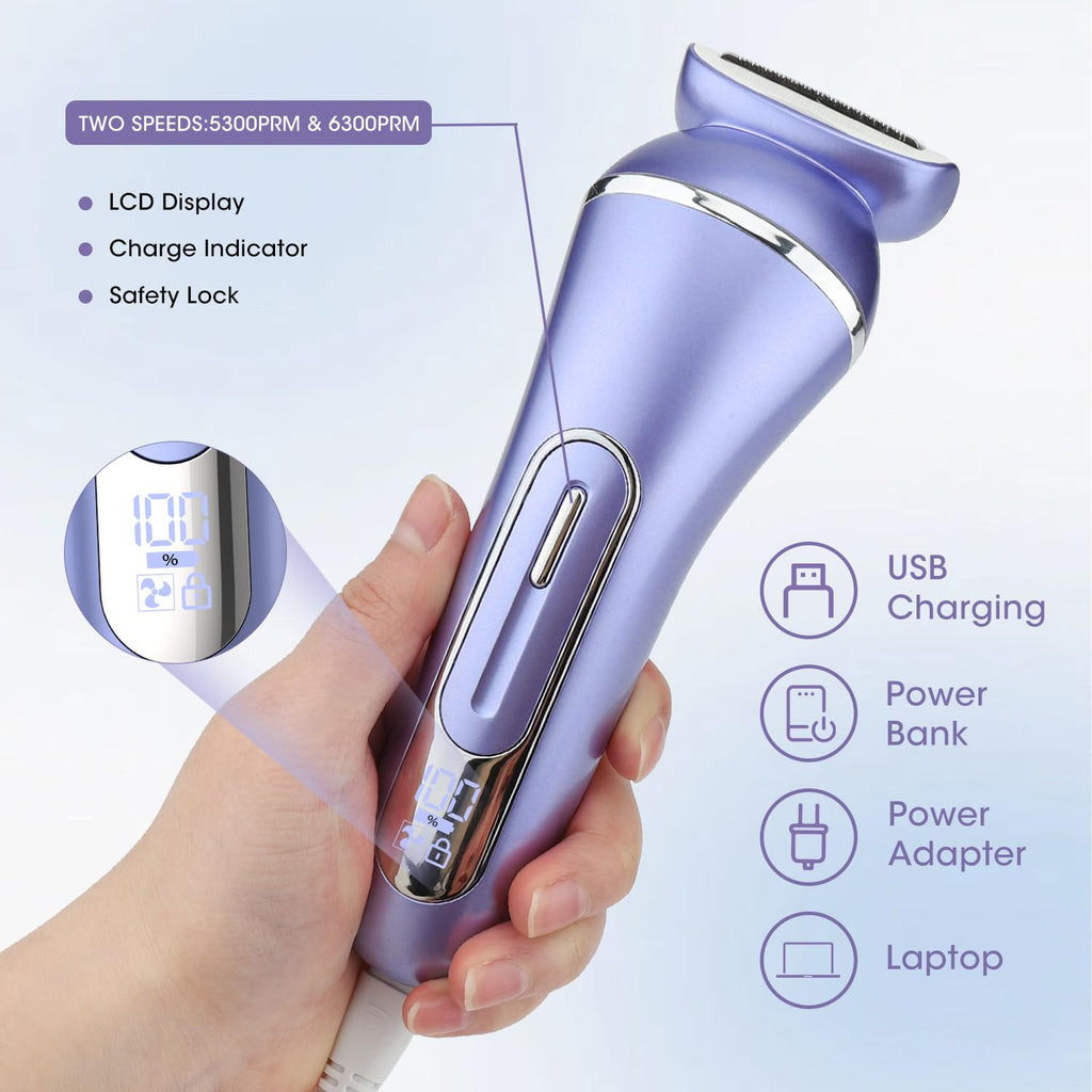 7 in 1 IPX7 Waterproof Electric Shavers Hair Removal Kit K622763