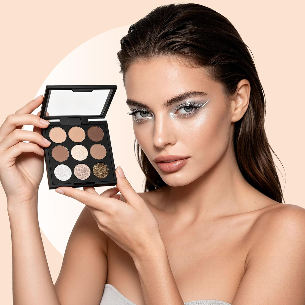 Neutral Eyeshadow Palette 9 Colors R322930
