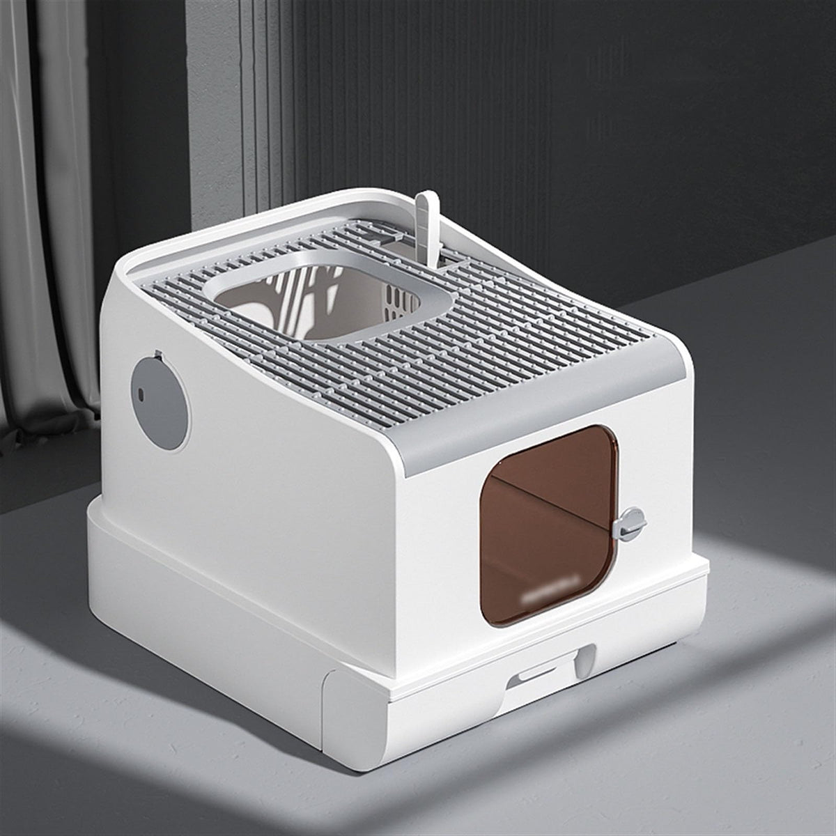 Fully Enclosed Extra Large Cat Litter Box with Lid O7805