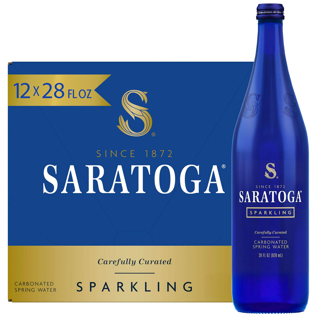 Sparkling Water 12-Pack 28 Fl Oz Glass Bottles G37102