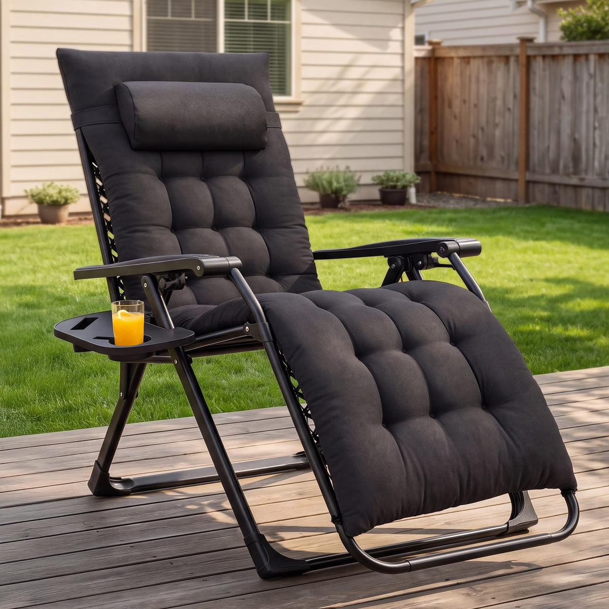 Zero Gravity Chair with Cup Holder Trays P741148