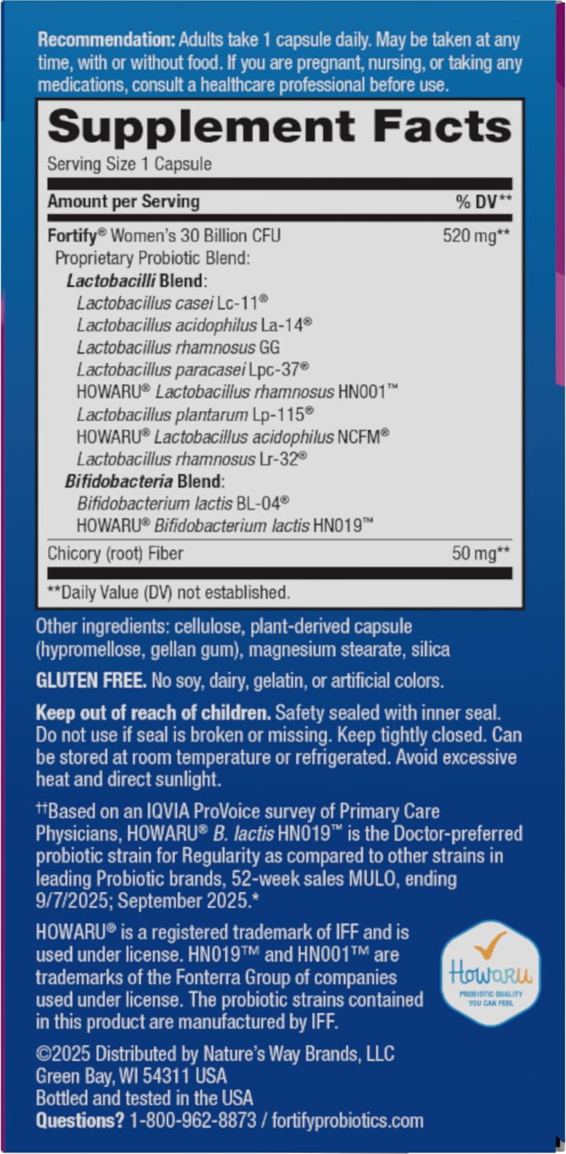 Women’s Probiotic 30 Billion CFU, 30 ct L6507