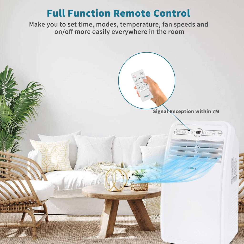 8000 BTU White Portable Air Conditioner Z6413