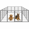 40 inch 16 Panels Portable Heavy Duty Metal Dog Playpen M9357
