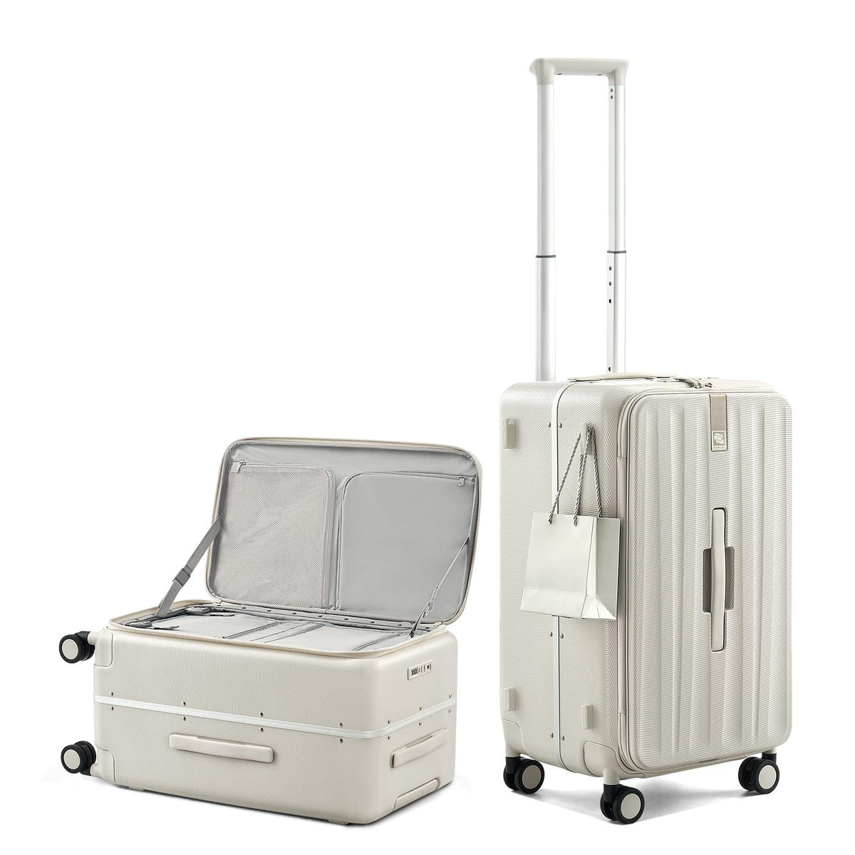 20 Inch Aluminum Frame Hard Shell Carry On Luggage with Wheels X298