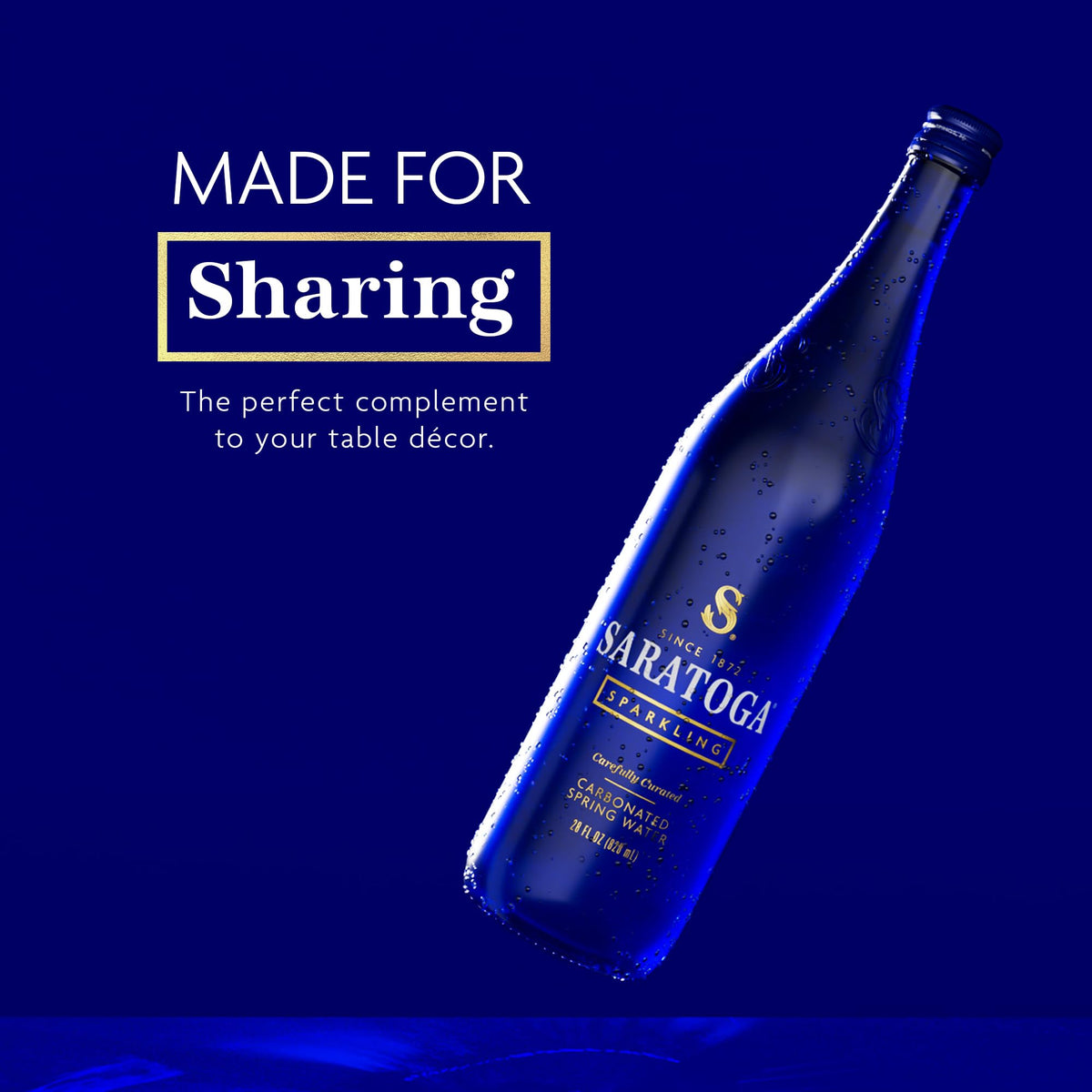 Sparkling Water 12-Pack 28 Fl Oz Glass Bottles G37102