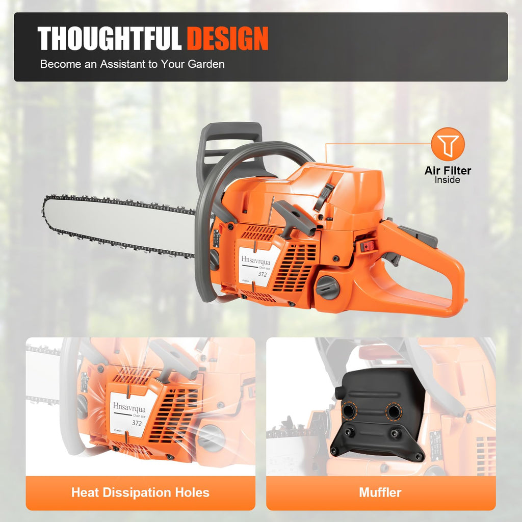 24 Inch 2-Stroke Gas Chainsaw C1279