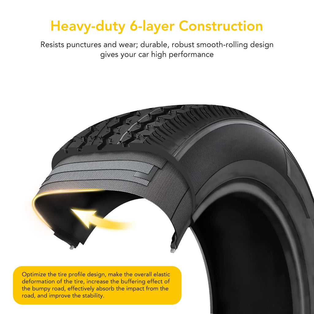 5.3-12 Trailer Tires Load Range C 6PR P598