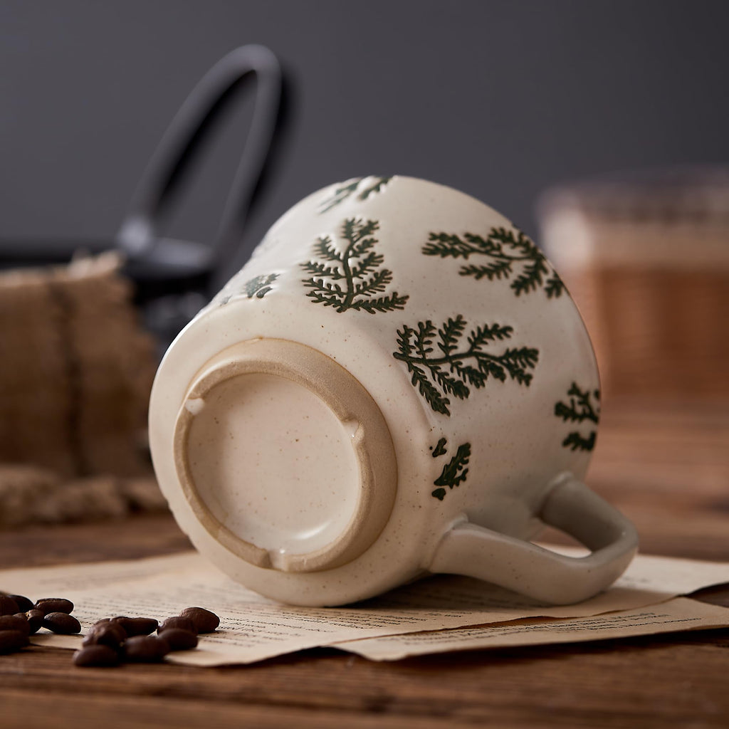12 oz Ceramic Coffee Mug Set of 4 V53573