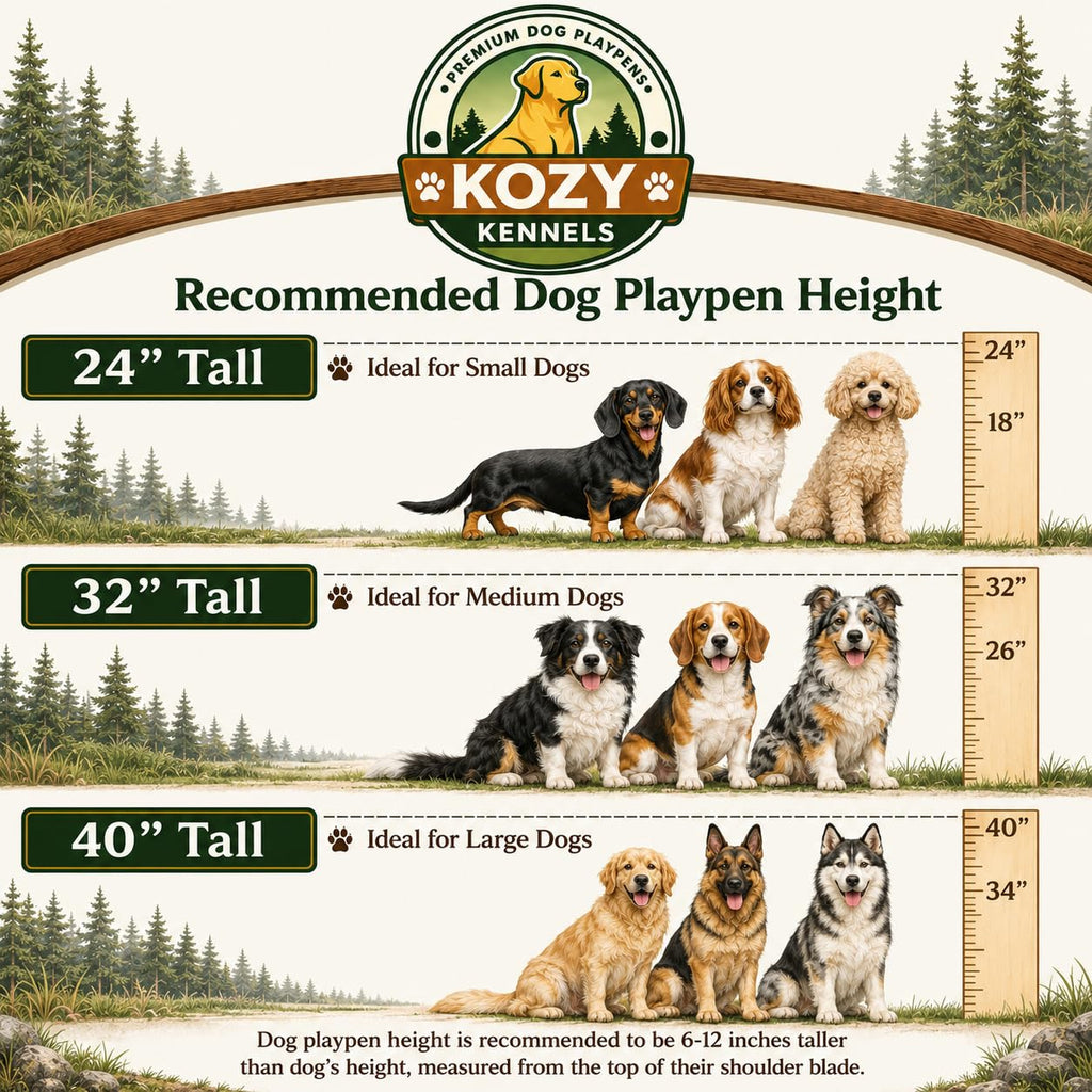 40 inch 16 Panels Portable Heavy Duty Metal Dog Playpen M9357