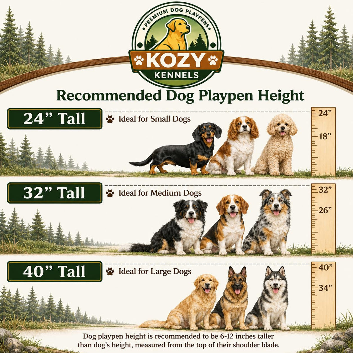 40 inch 16 Panels Portable Heavy Duty Metal Dog Playpen M9357