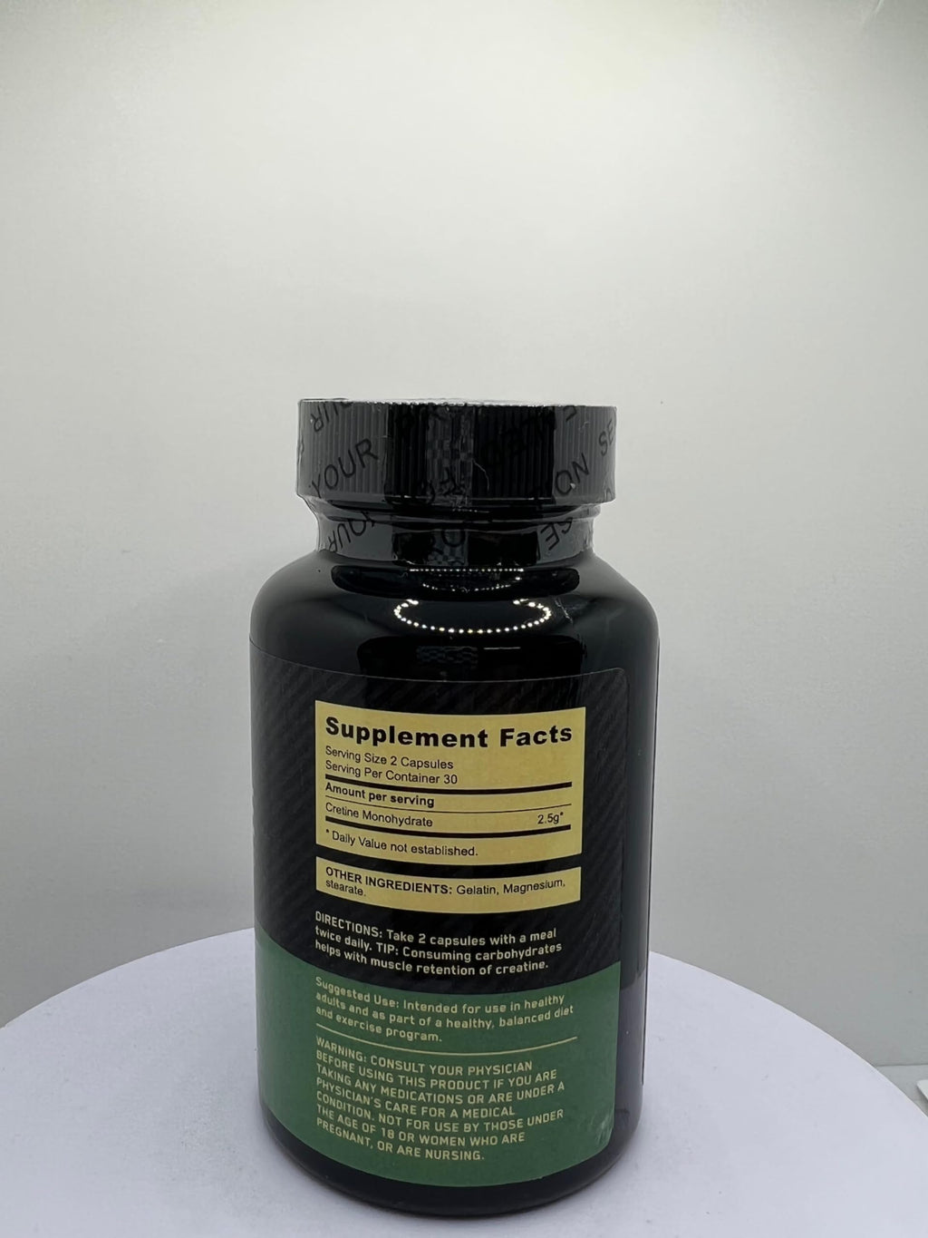 Micronized Creatine Monohydrate Capsules 2.5g 60 Count E254006