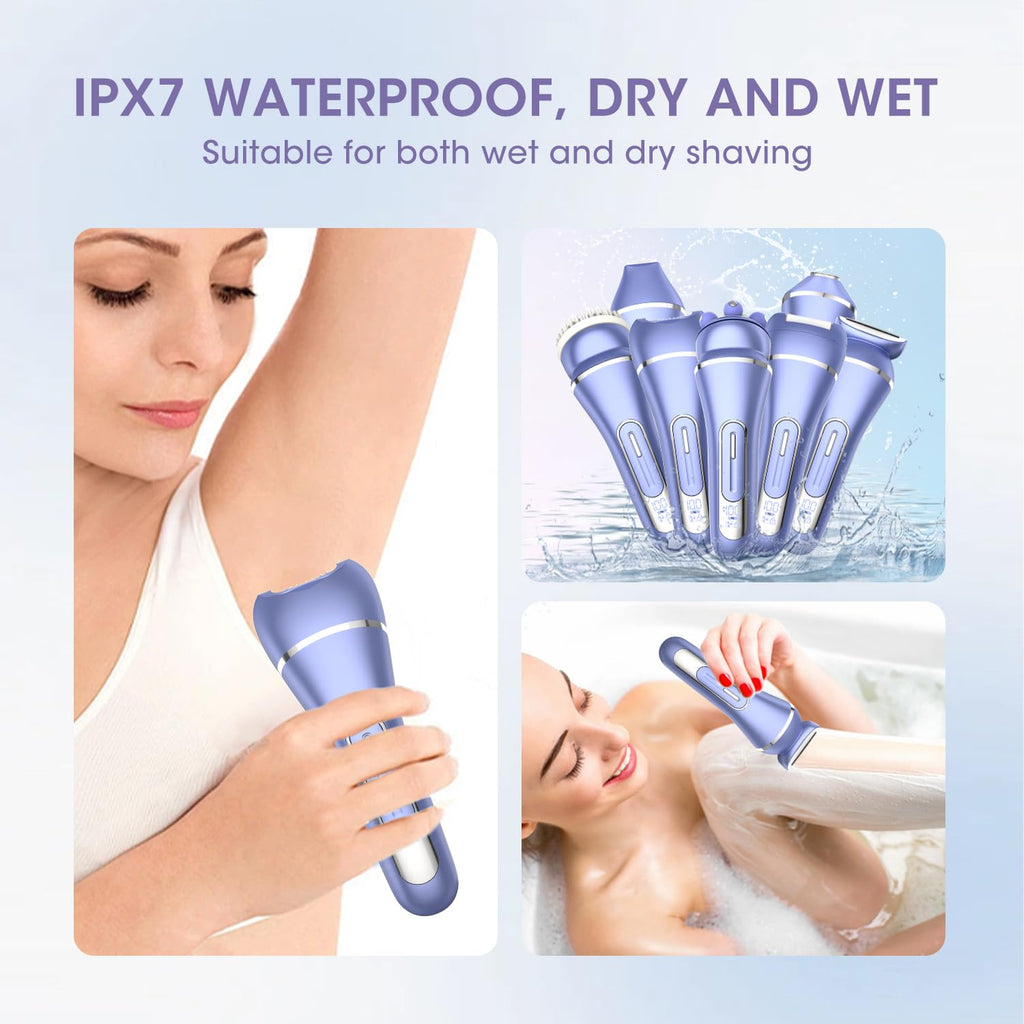 7 in 1 IPX7 Waterproof Electric Shavers Hair Removal Kit K622763