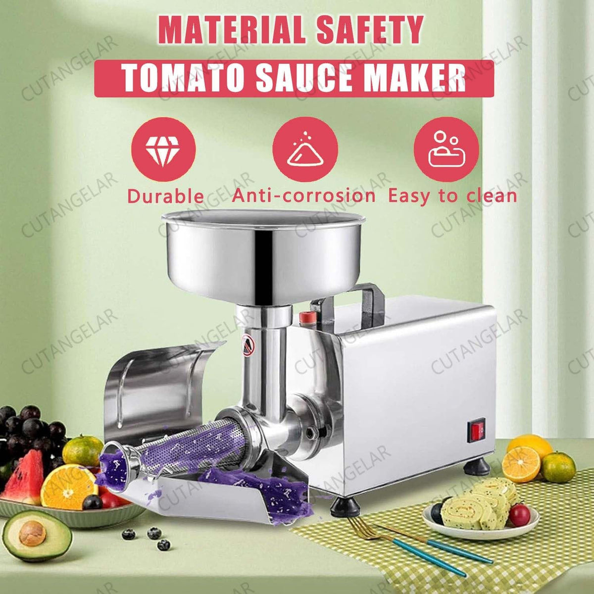 450W Electric Tomato Strainer with Seed Separator Q14326