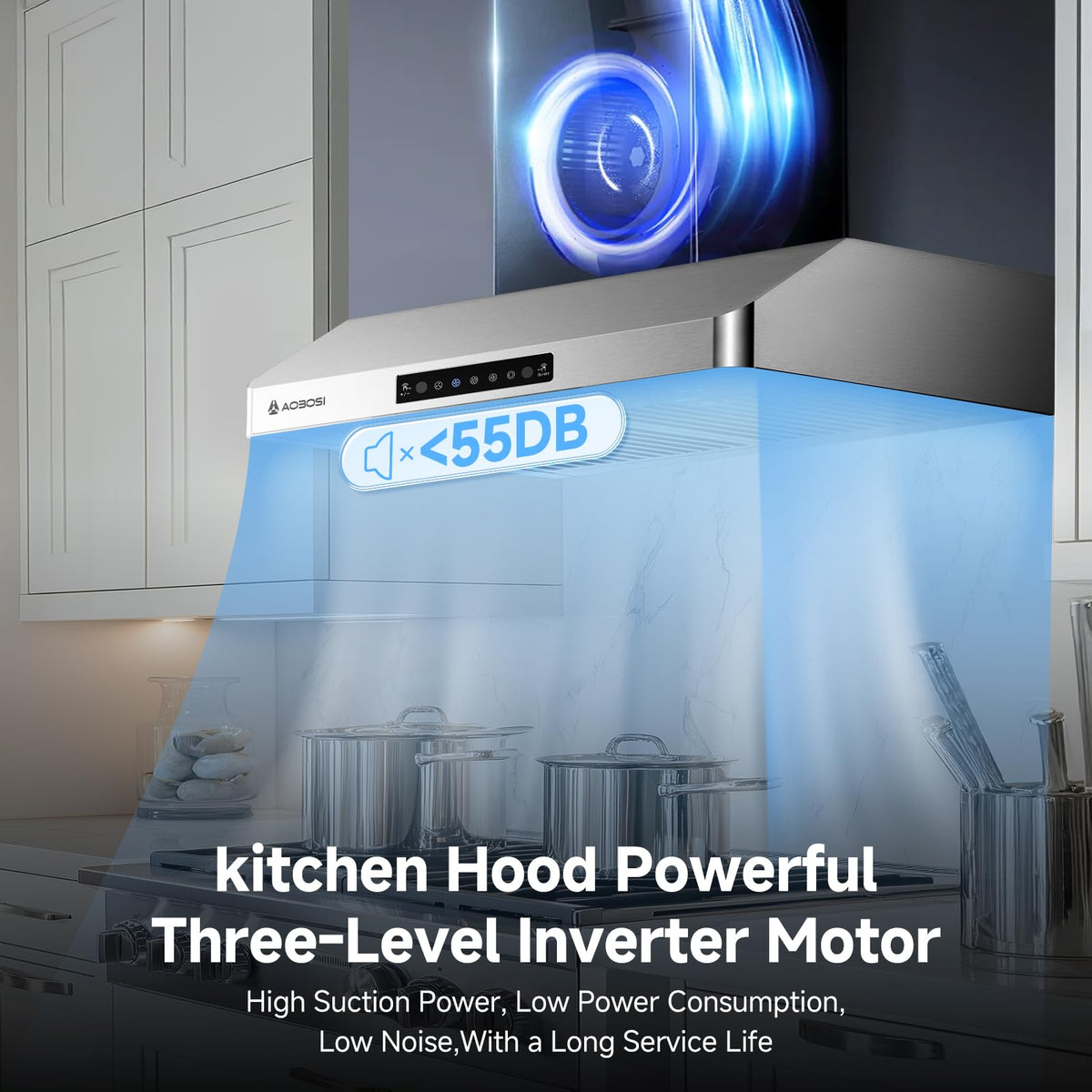 30 Inch Stainless Steel Under Cabinet Range Hood K901