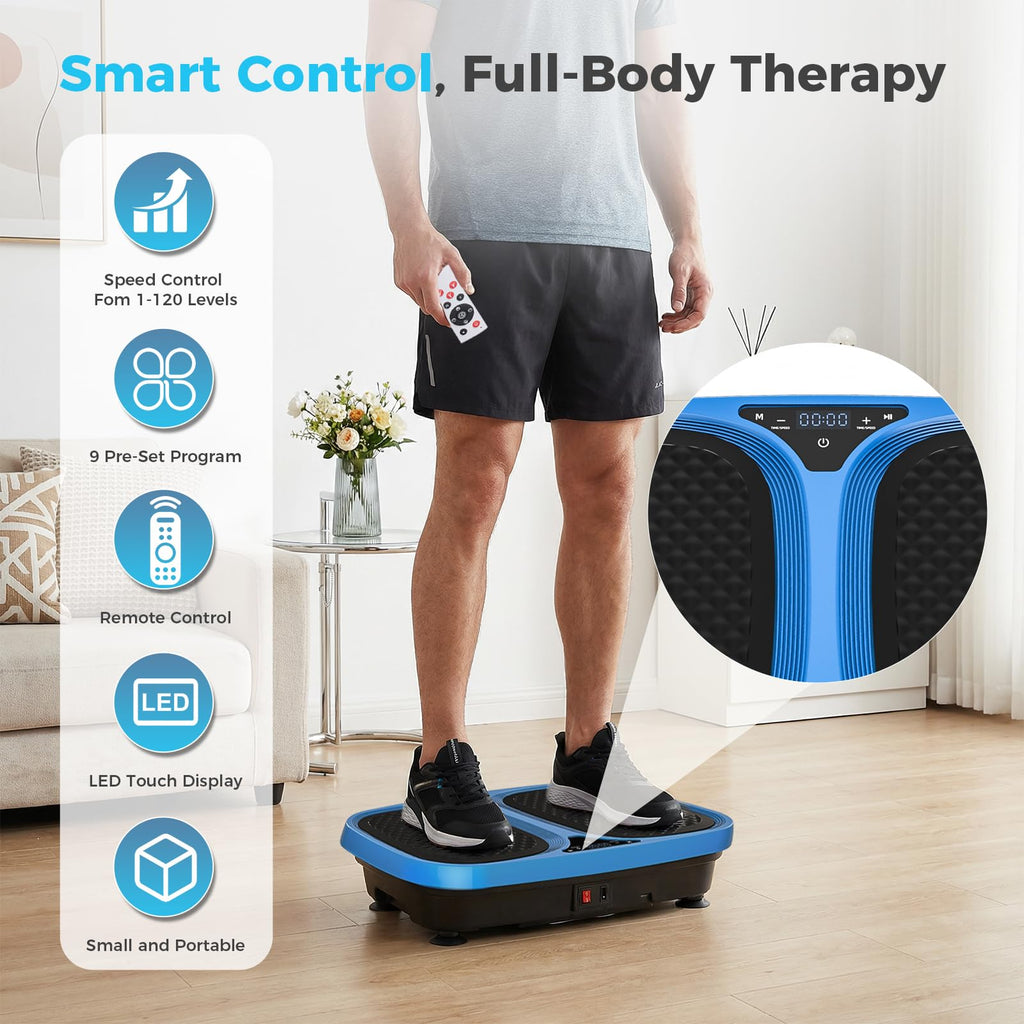 Vibration Plate Exercise Machine with Pull Ropes B329120