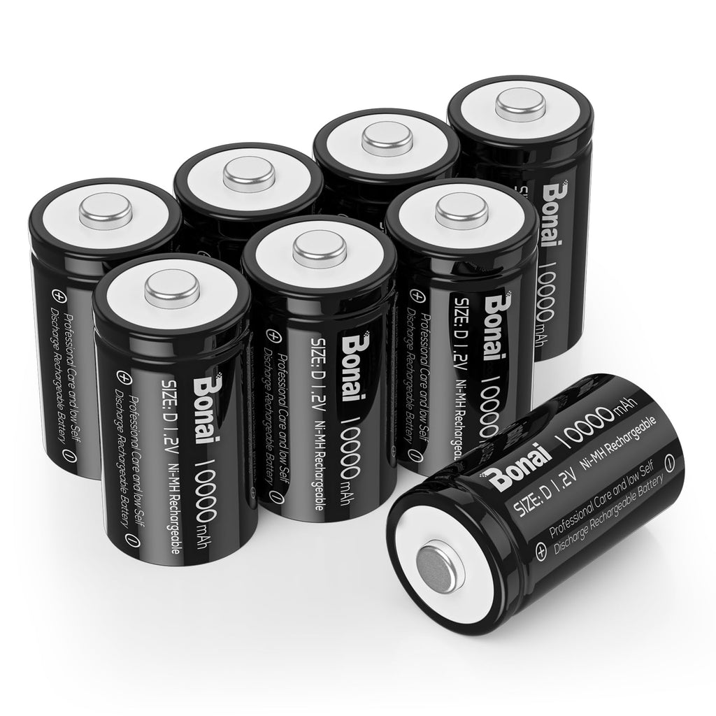 Rechargeable D Batteries 8 Pack X750