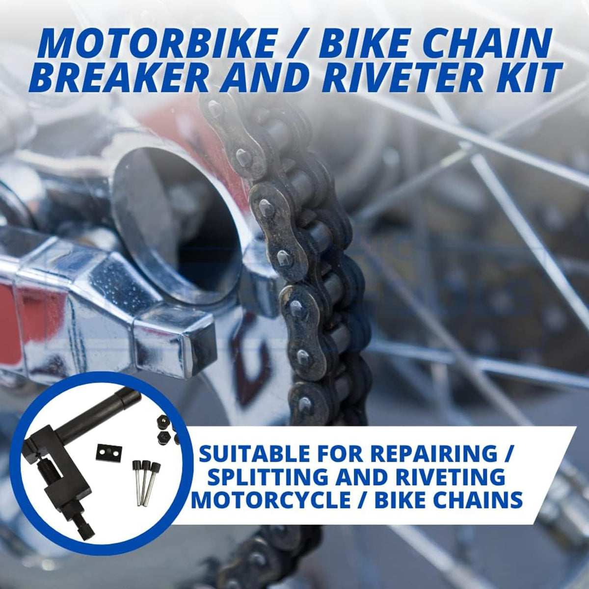 ATV Bike Drive Chain Cutter Breaker Riveting Set O702