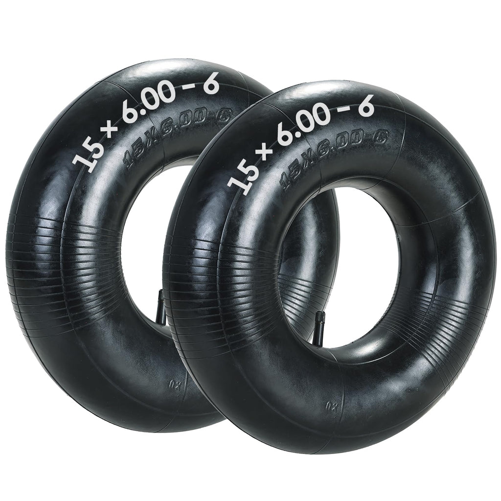 2 Pack 15 x 6.00-6" Inner Tubes with TR-13 Valve Stem F865