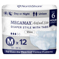 Adult Diapers with Tabs, Medium, 12 Count X835779