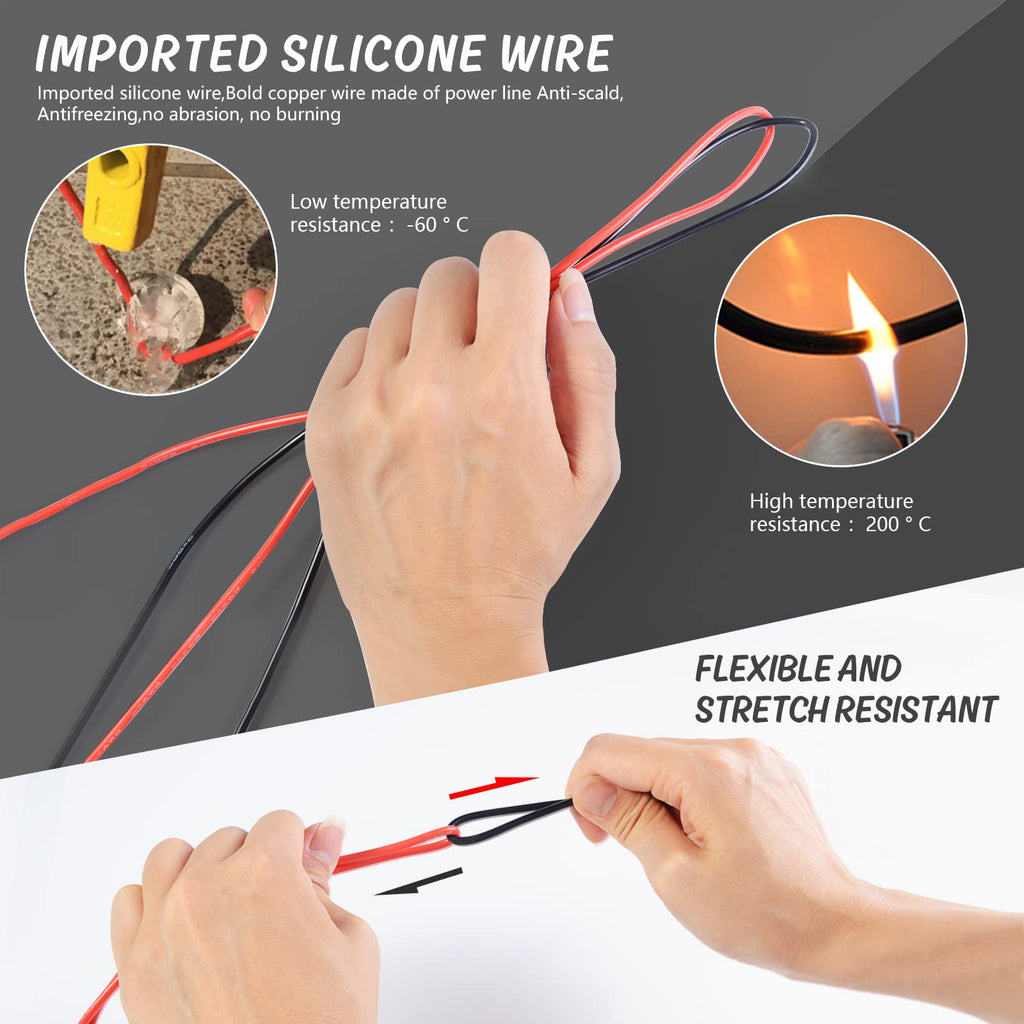 Multimeter Test Leads Set with Alligator Clips Z611592