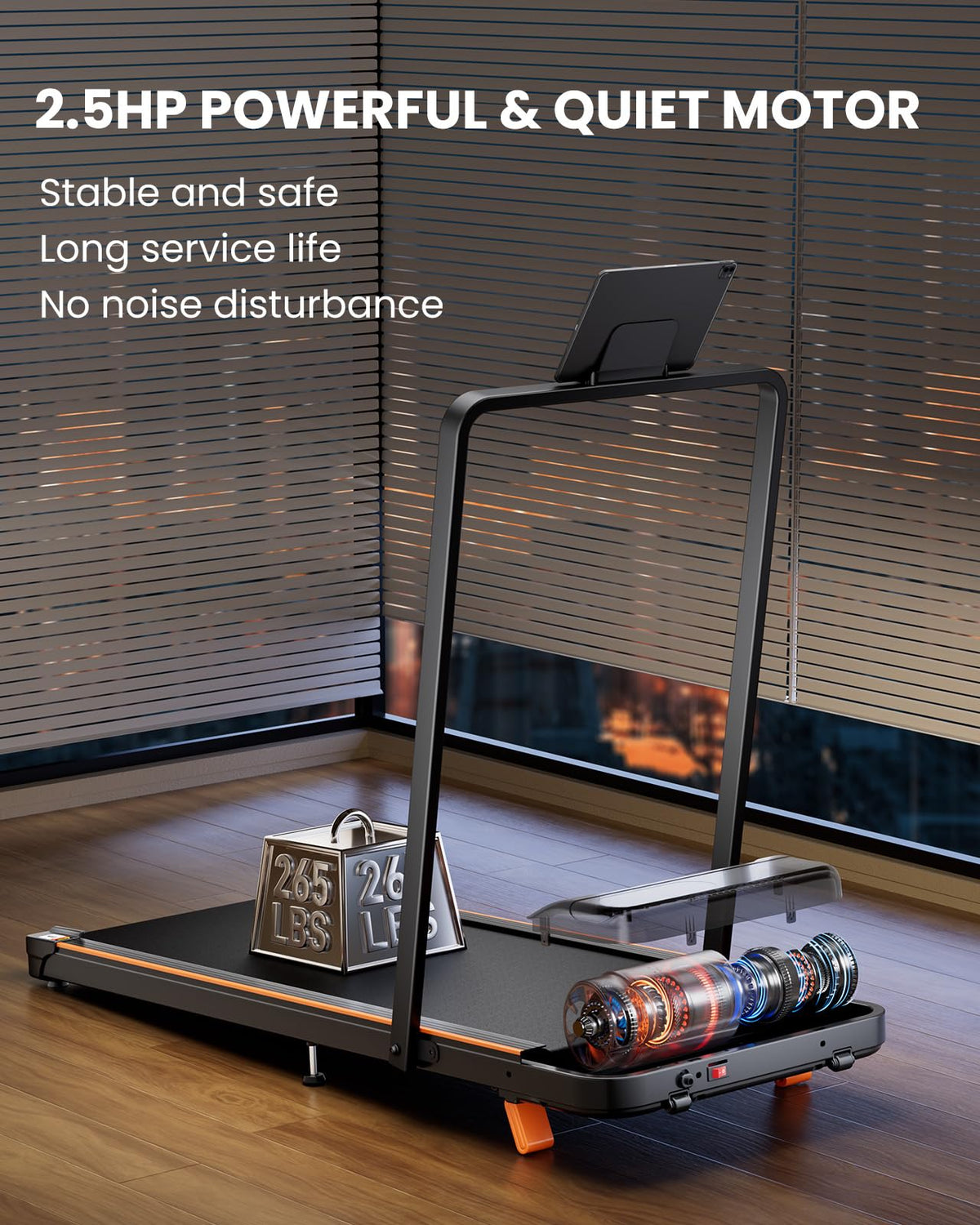 Incline Under Desk Treadmill B308