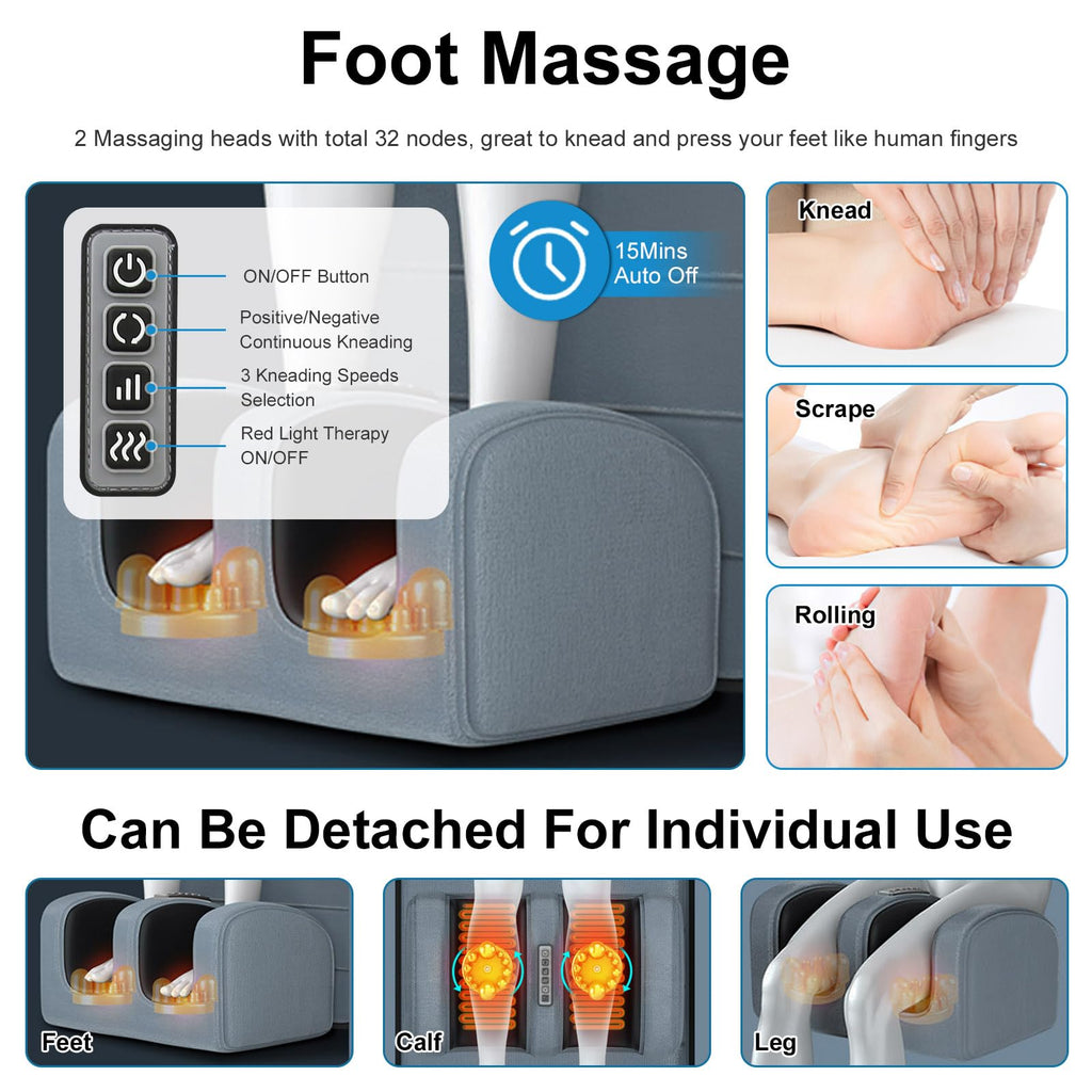 Heated Full Body Massage Mat with 10 Vibrating Nodes F98031