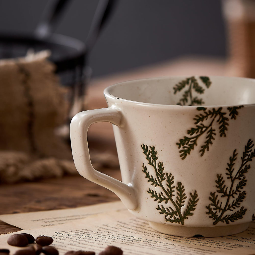 12 oz Ceramic Coffee Mug Set of 4 V53573