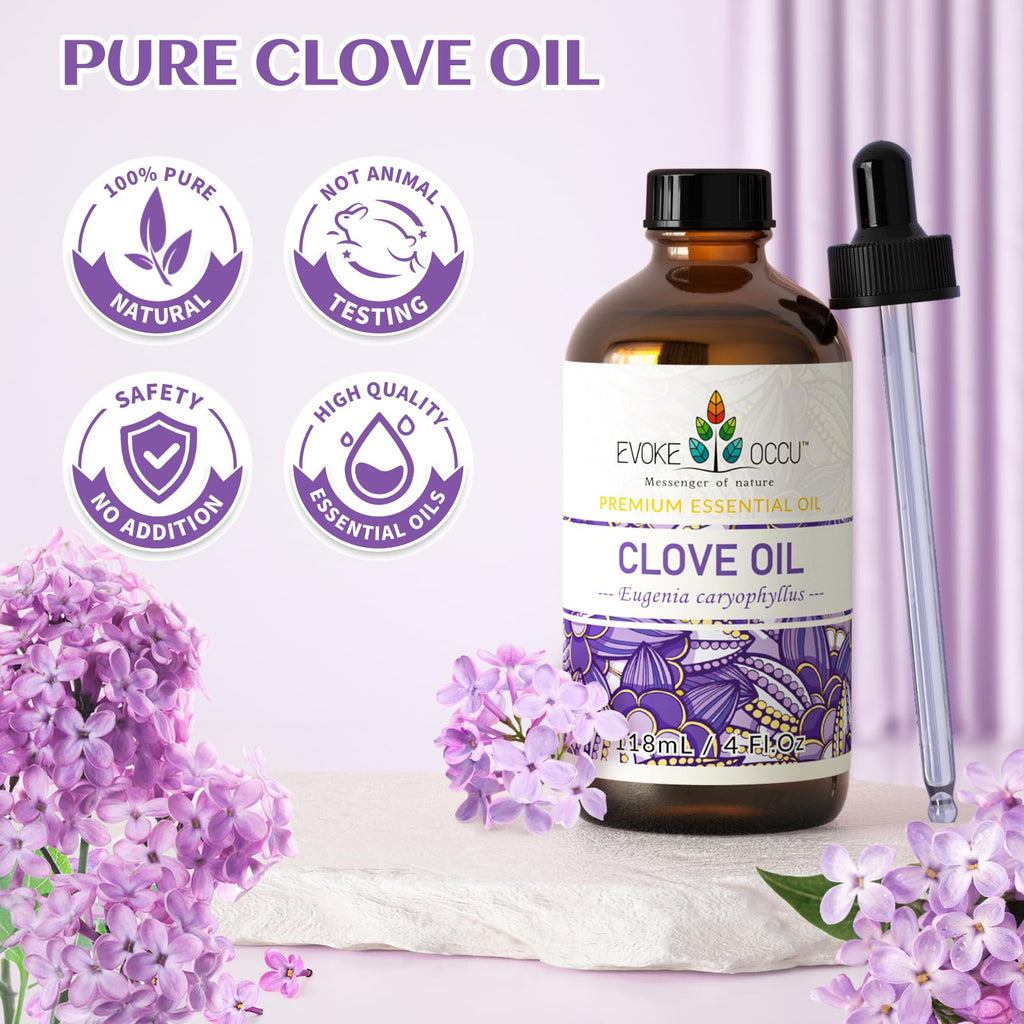 Clove and Lavender Essential Oil 4 Fl Oz E765