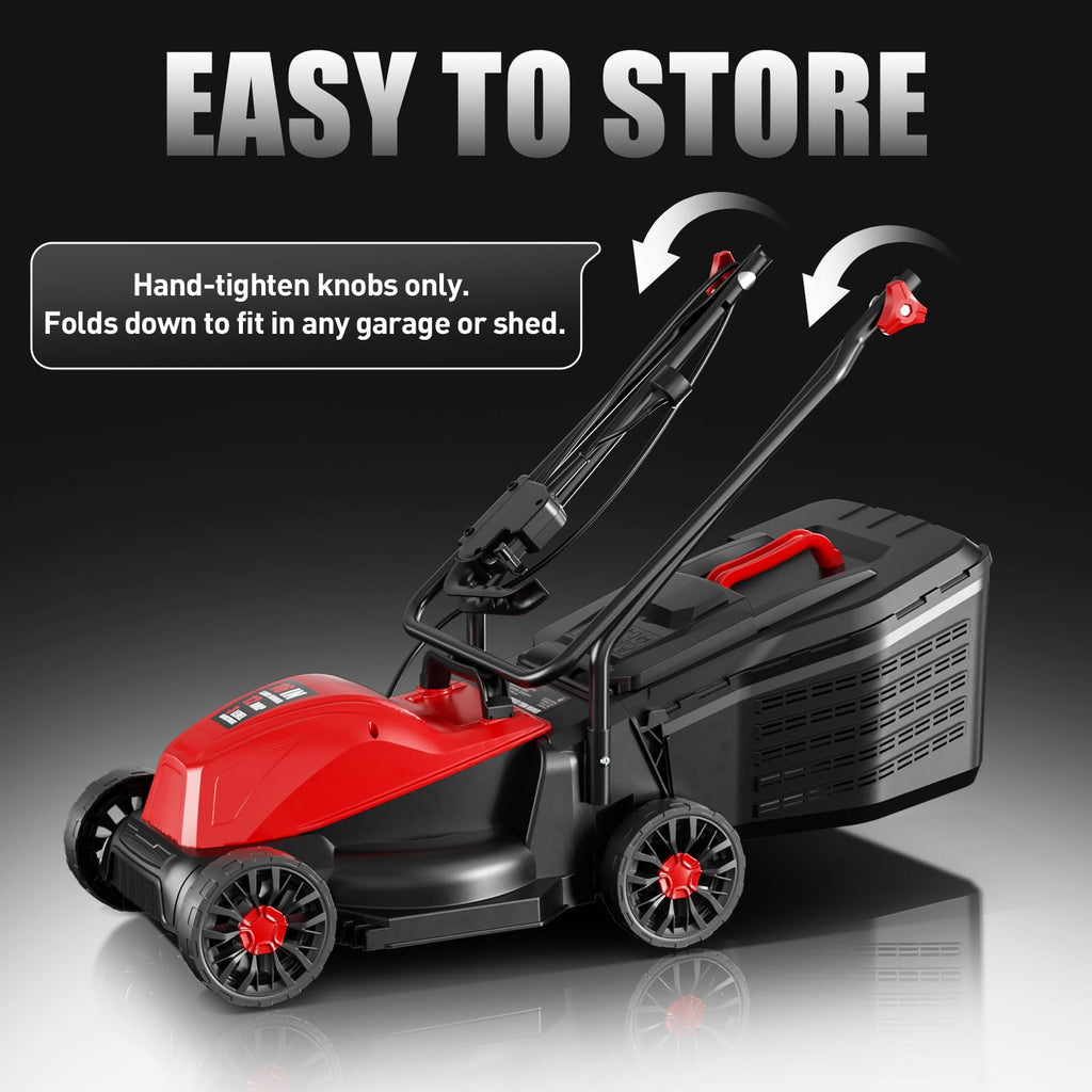 16" Corded Lawn Mower with 3-Position Height Adjustment U67592