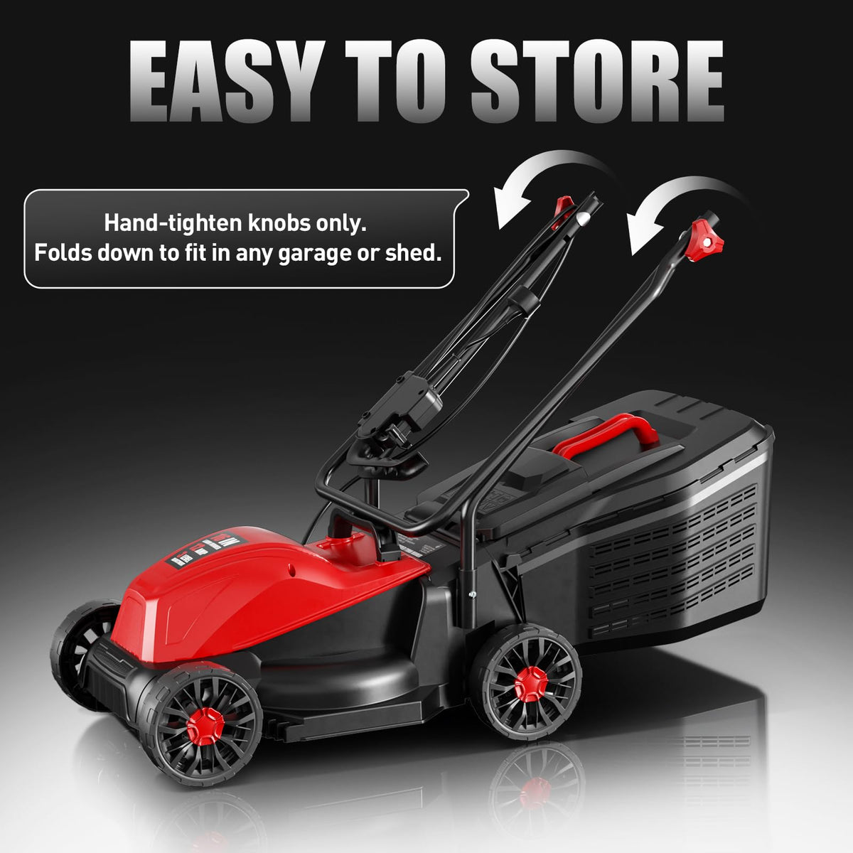 16" Corded Lawn Mower with 3-Position Height Adjustment U67592
