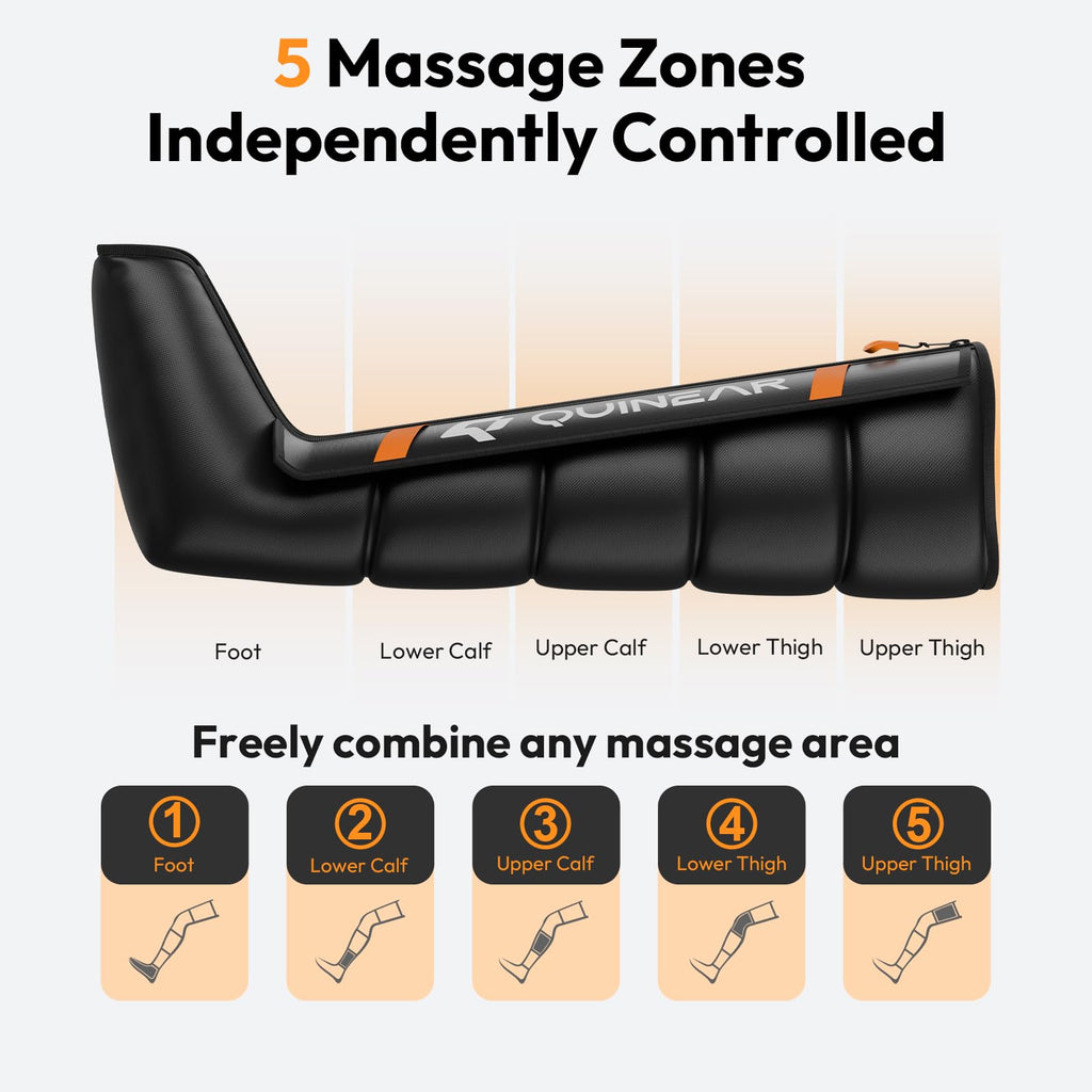 Cordless Compression Boots Leg Massager G943