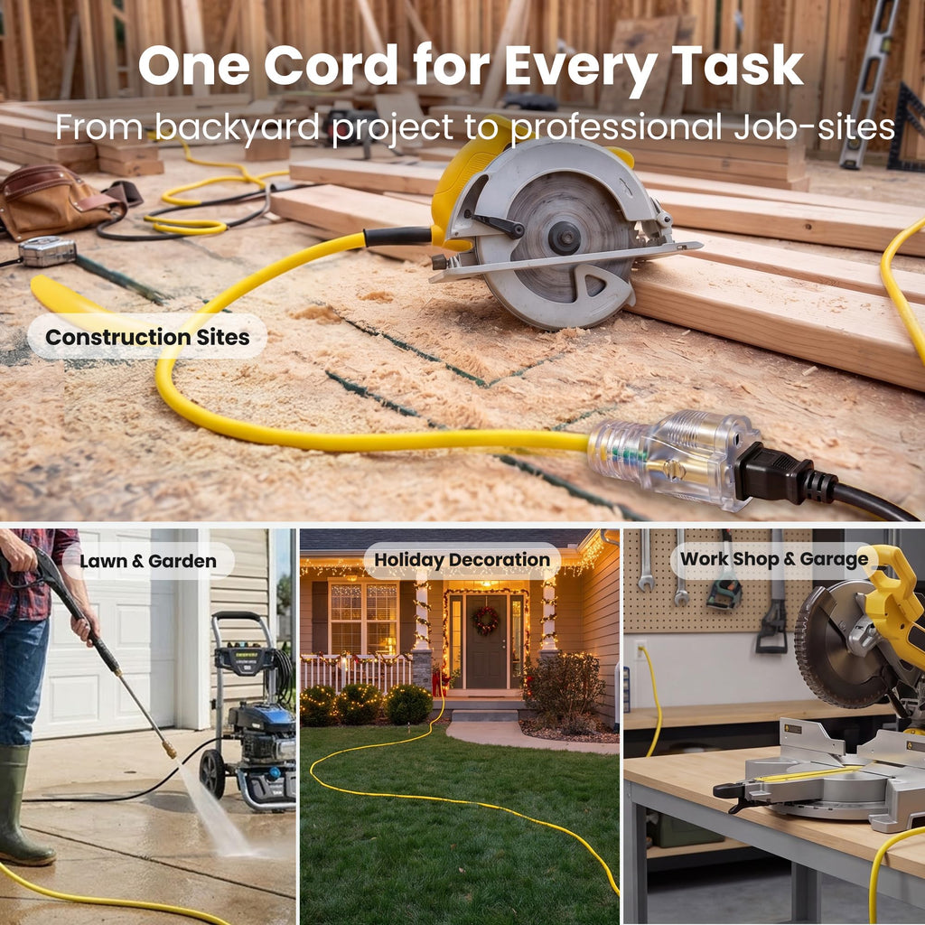 100 Ft 12 Gauge Extension Cord E508546