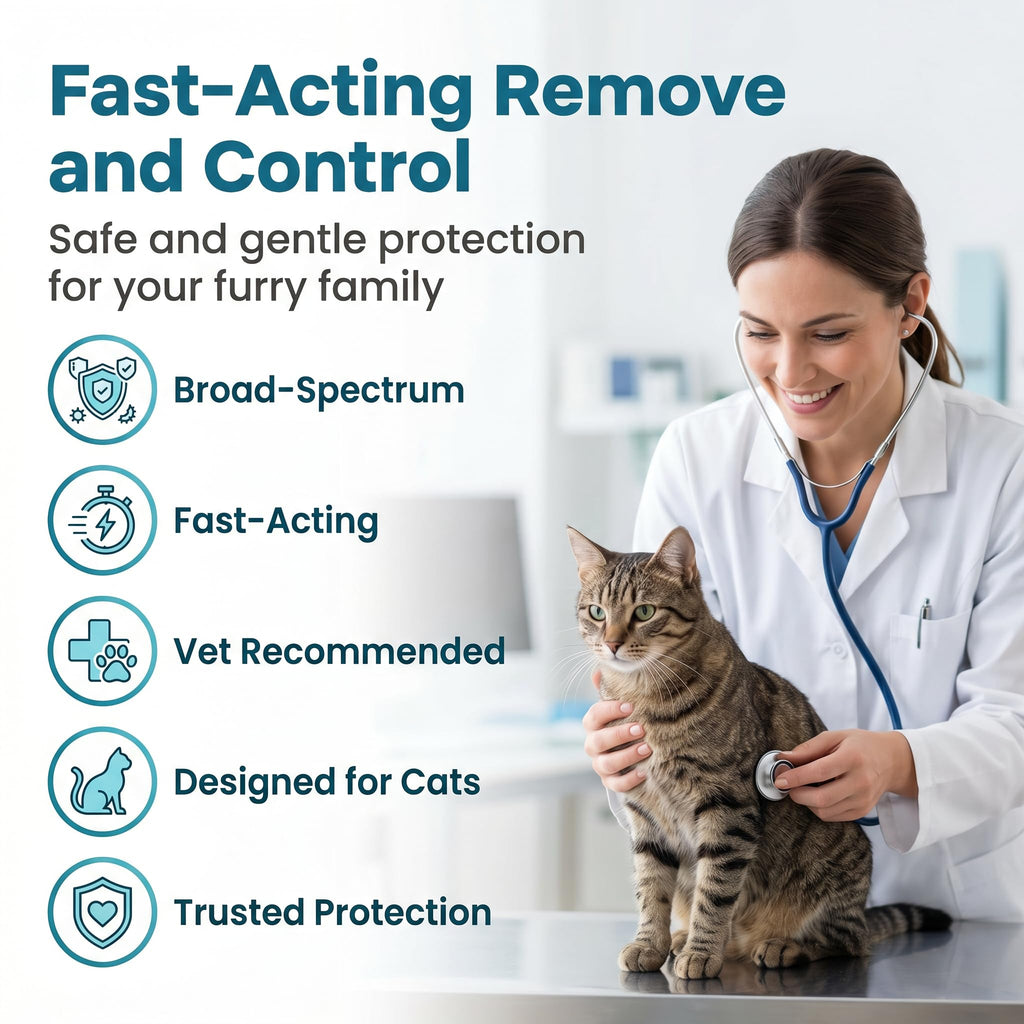 Broad Spectrum Dewormer for Cat & Kitten E496665