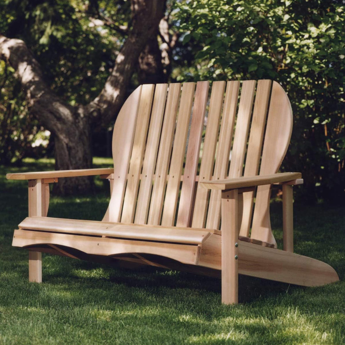 Adirondack Loveseat with Curved Armrests B999