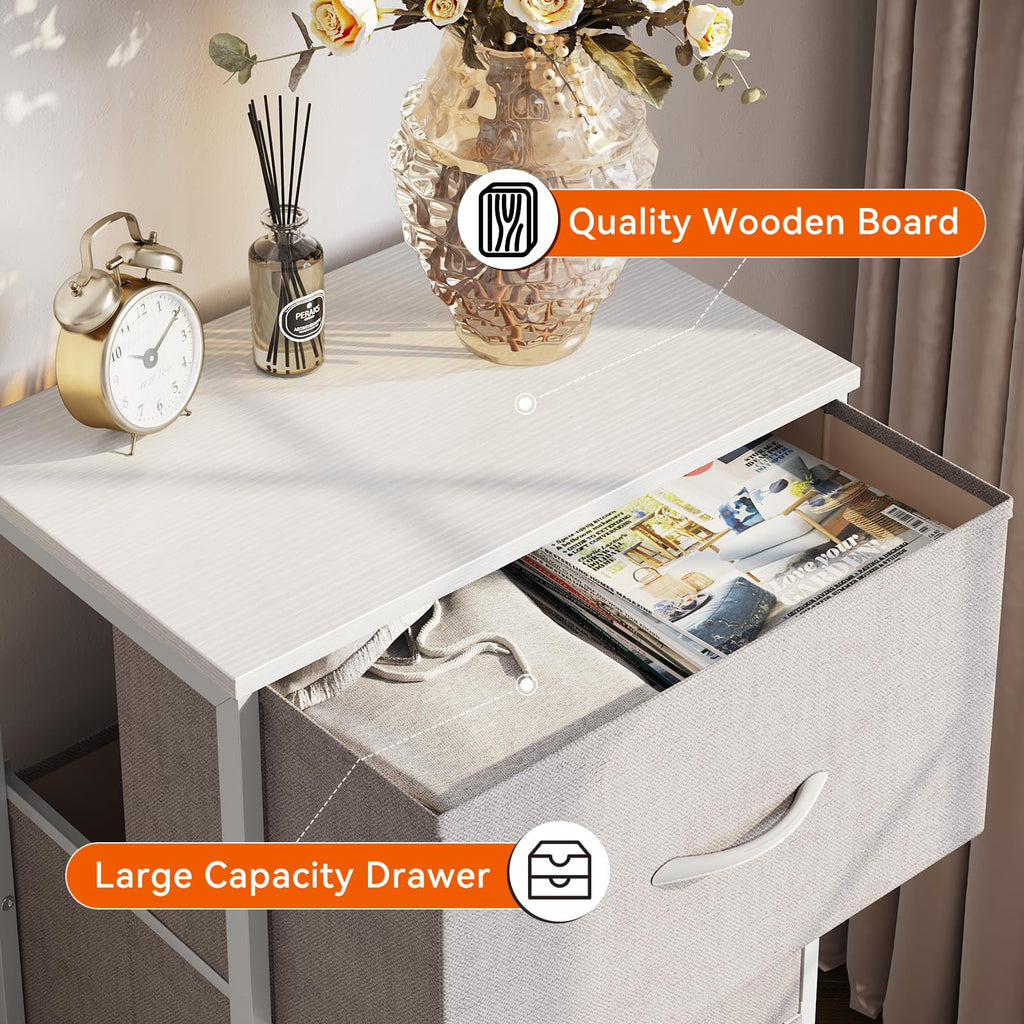 Light Grey 3 Drawer Dresser E83095