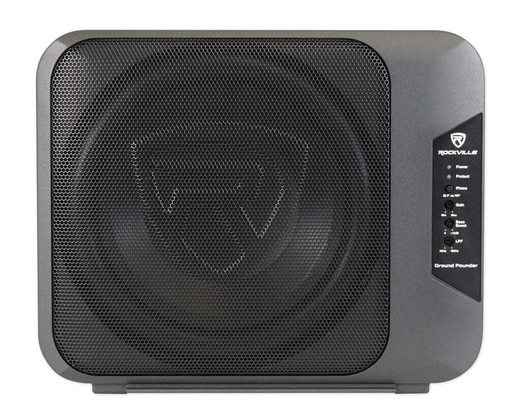 Dual 10.5" Powered Car Subwoofer V74747