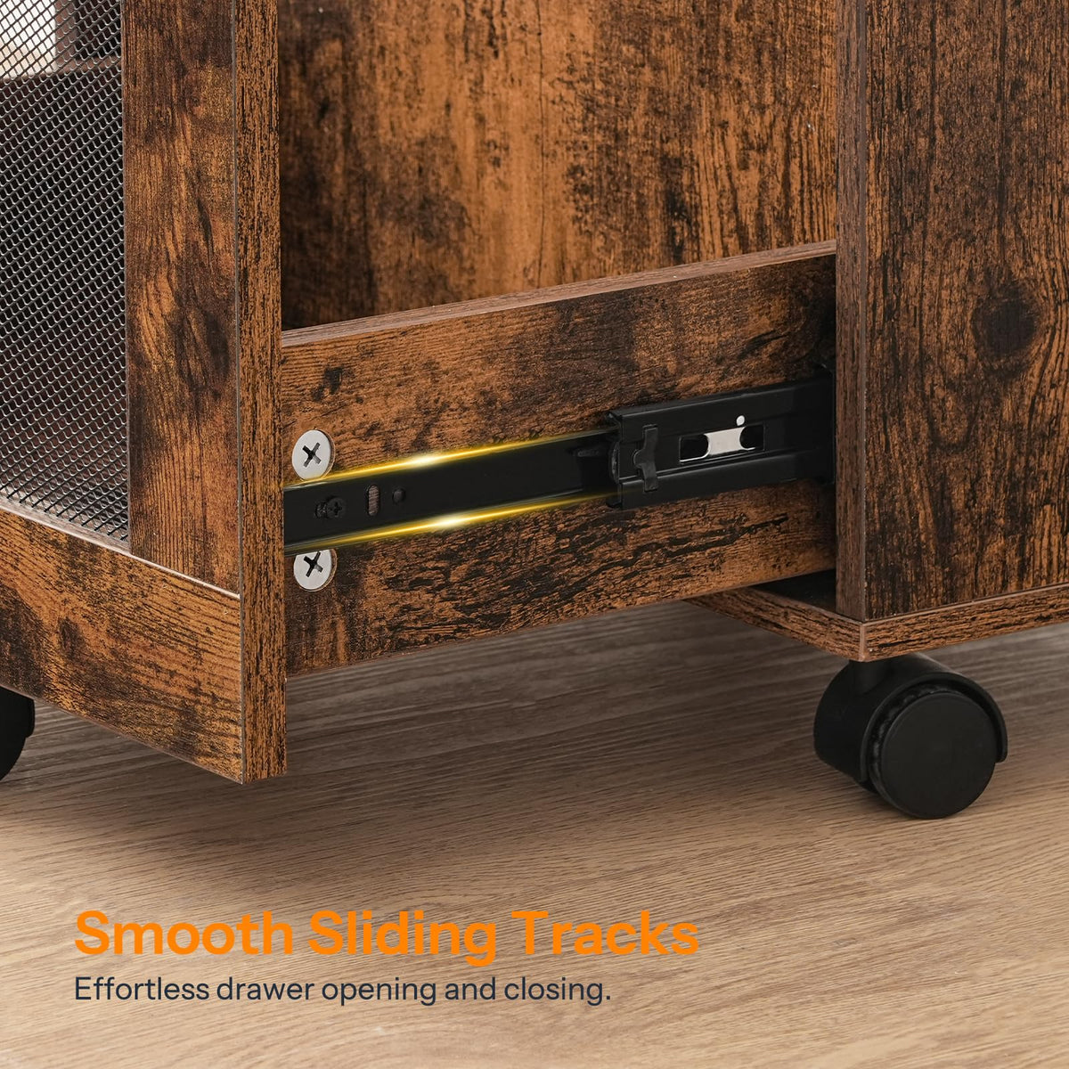 Rolling File Cabinet with Drawer B160