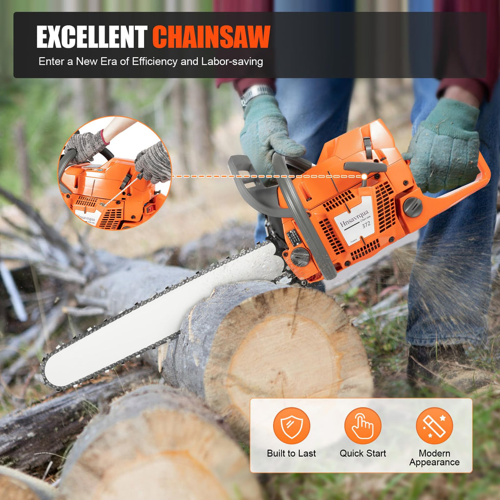 24 Inch 2-Stroke Gas Chainsaw C1279