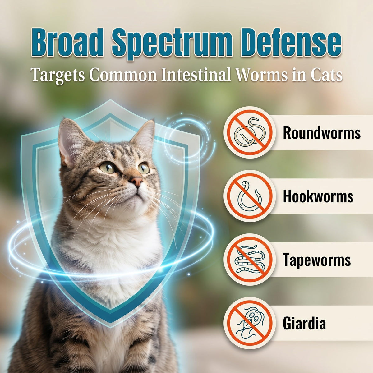 Broad Spectrum Dewormer for Cat & Kitten E496665