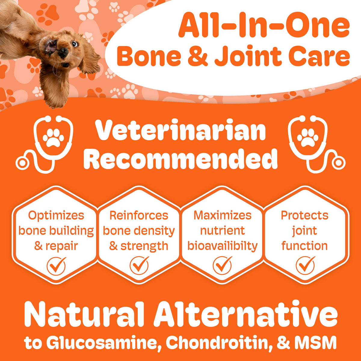 90 Ct Chewable Tablets Liver and Sausage Flavor Dog Supplement L375384