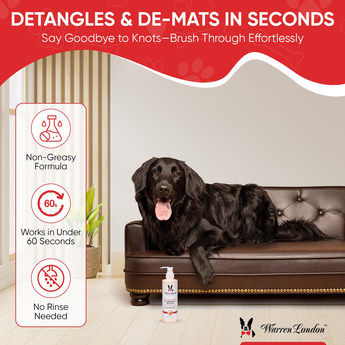 Hydrating Leave in Dog Conditioner 8oz I667572