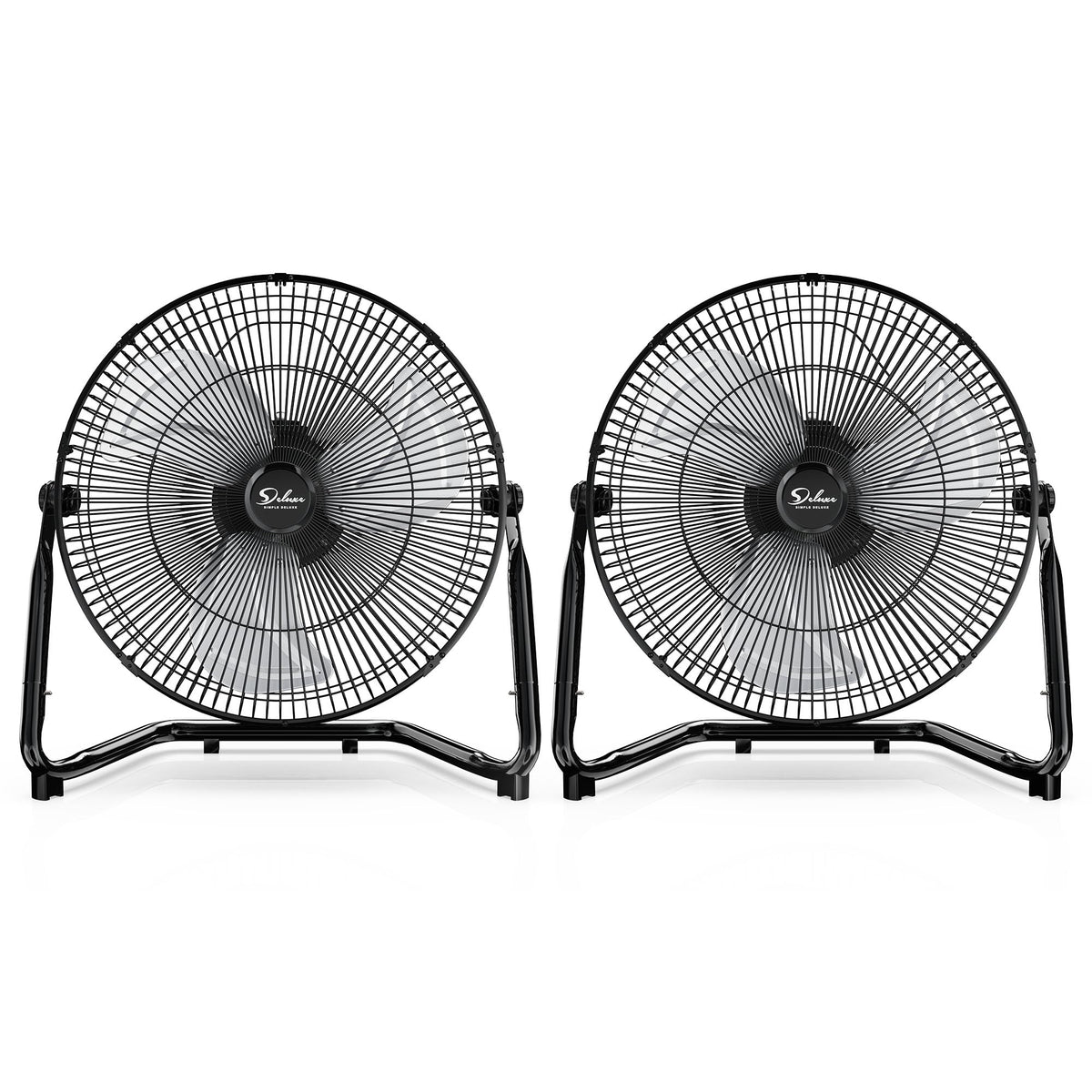 20" 3-Speed High Velocity Industrial Floor Fan, 2 Pack L14329