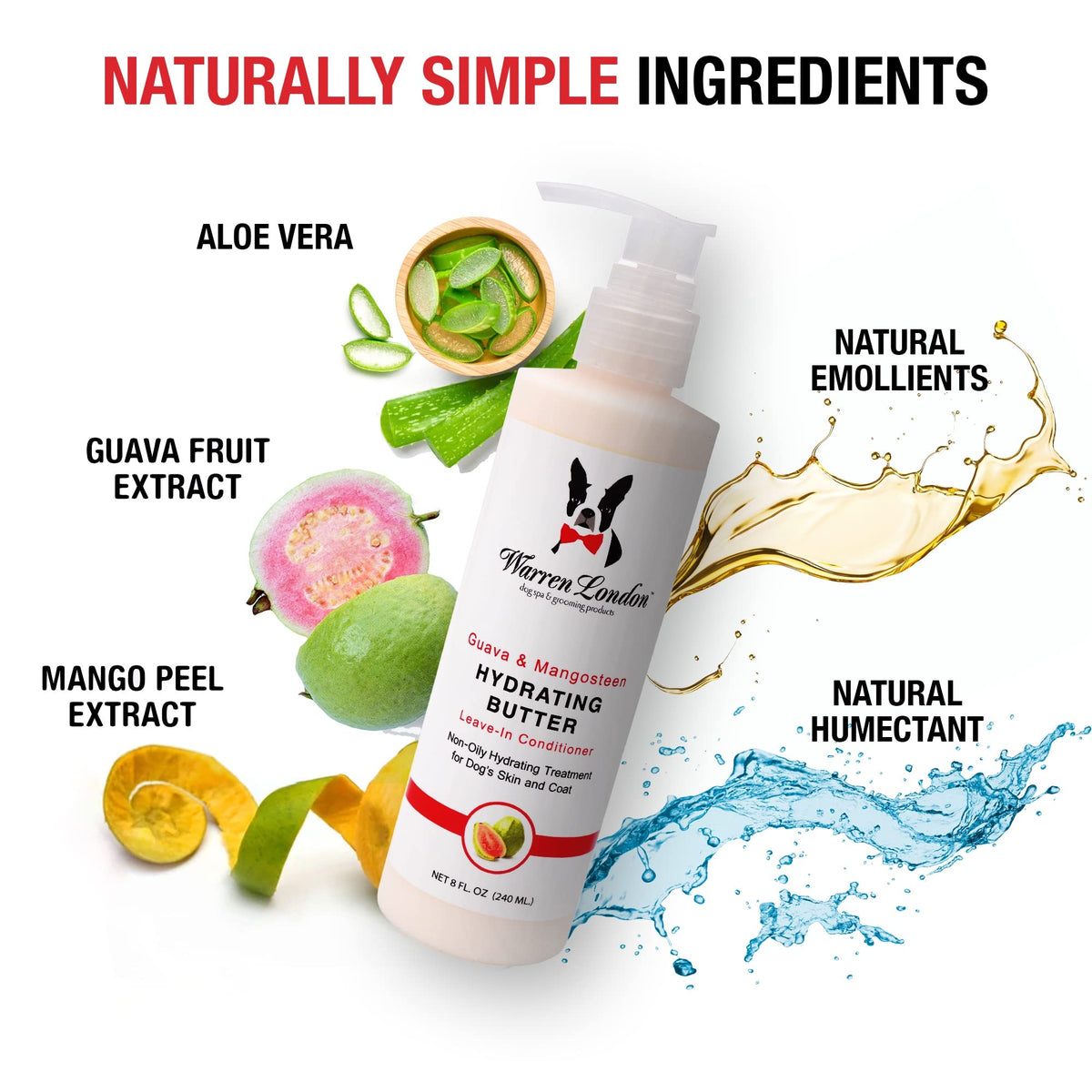 Hydrating Leave in Dog Conditioner 8oz I667572