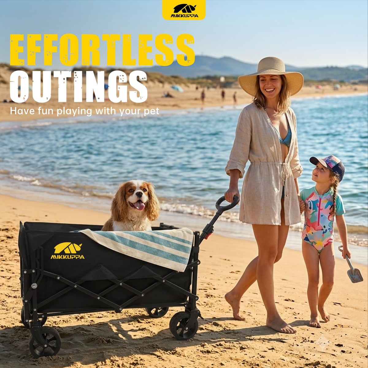 Folding Dog Wagon with Ramp X458