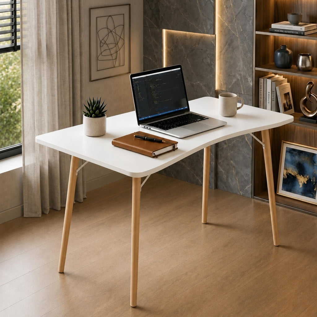 White Computer Desk H9196