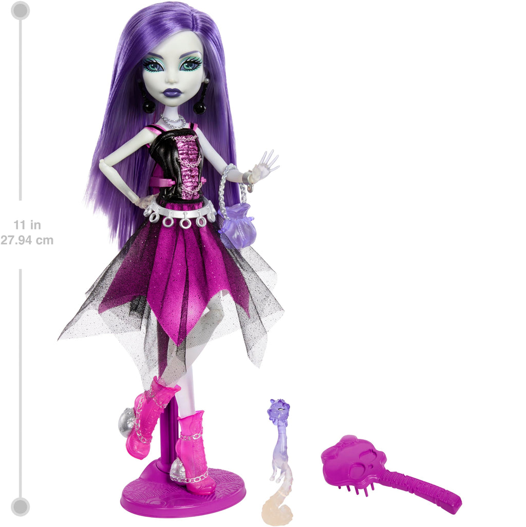 Monster High Doll with Doll Stand, Diary & Pet Ferret E8728