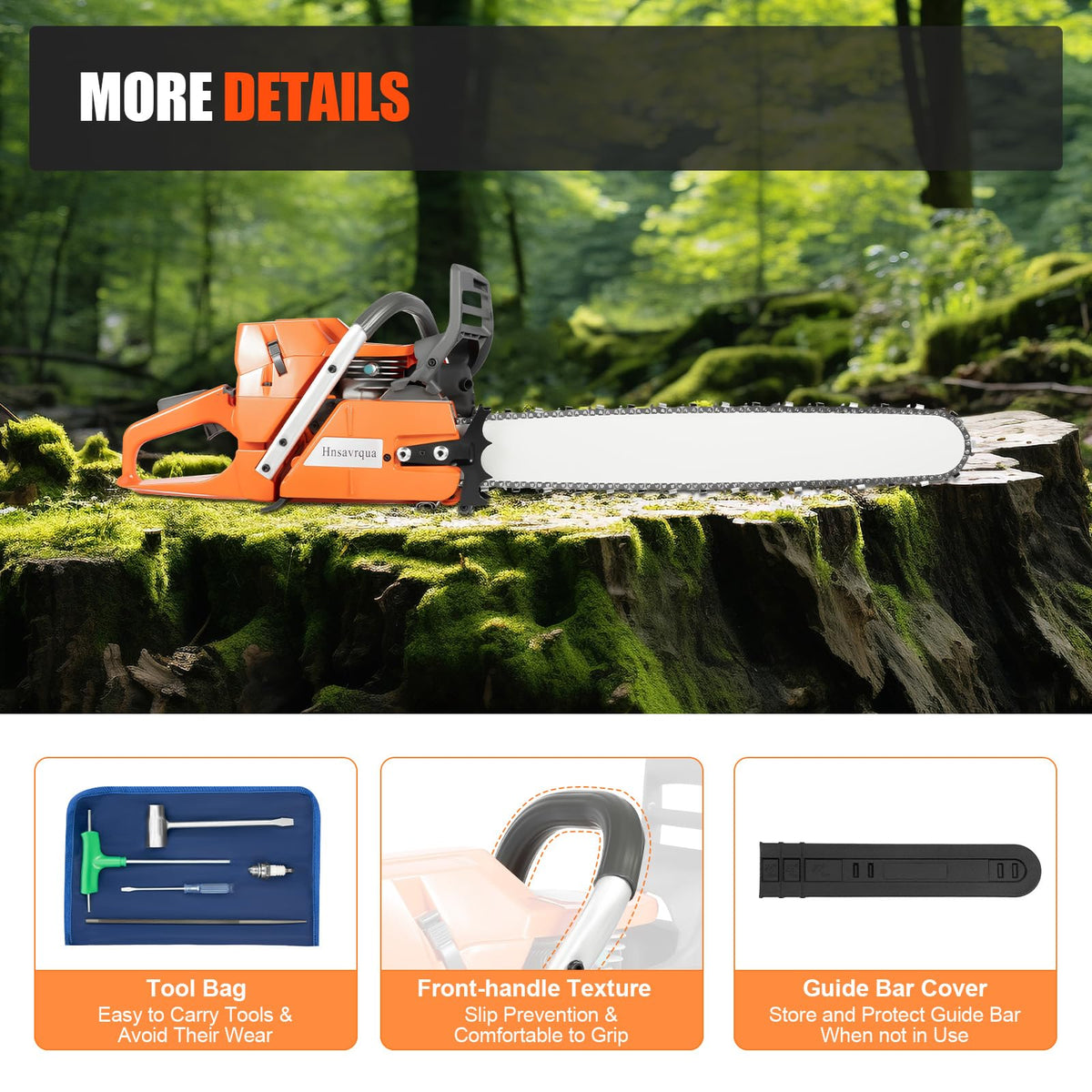 24 Inch 2-Stroke Gas Chainsaw C1279