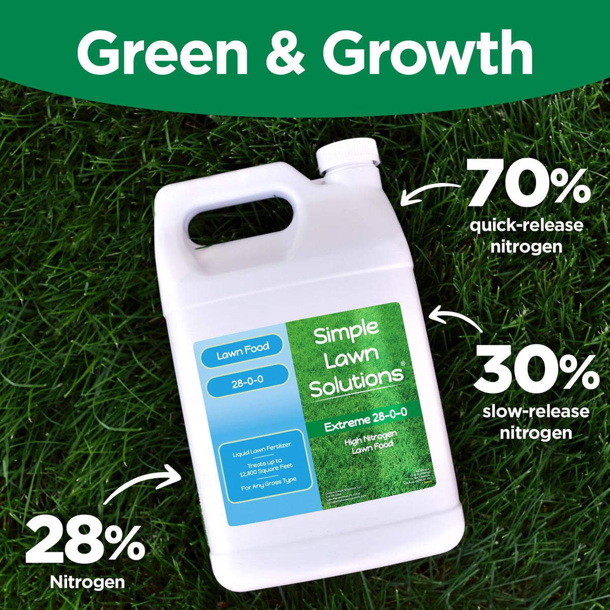 High Nitrogen 28-0-0 Liquid Fertilizer 1 Gallon E79048