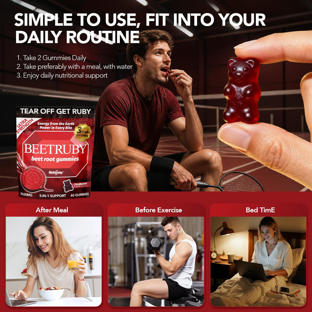Nitric Oxide Beet Root Gummies, 60 ct P7313